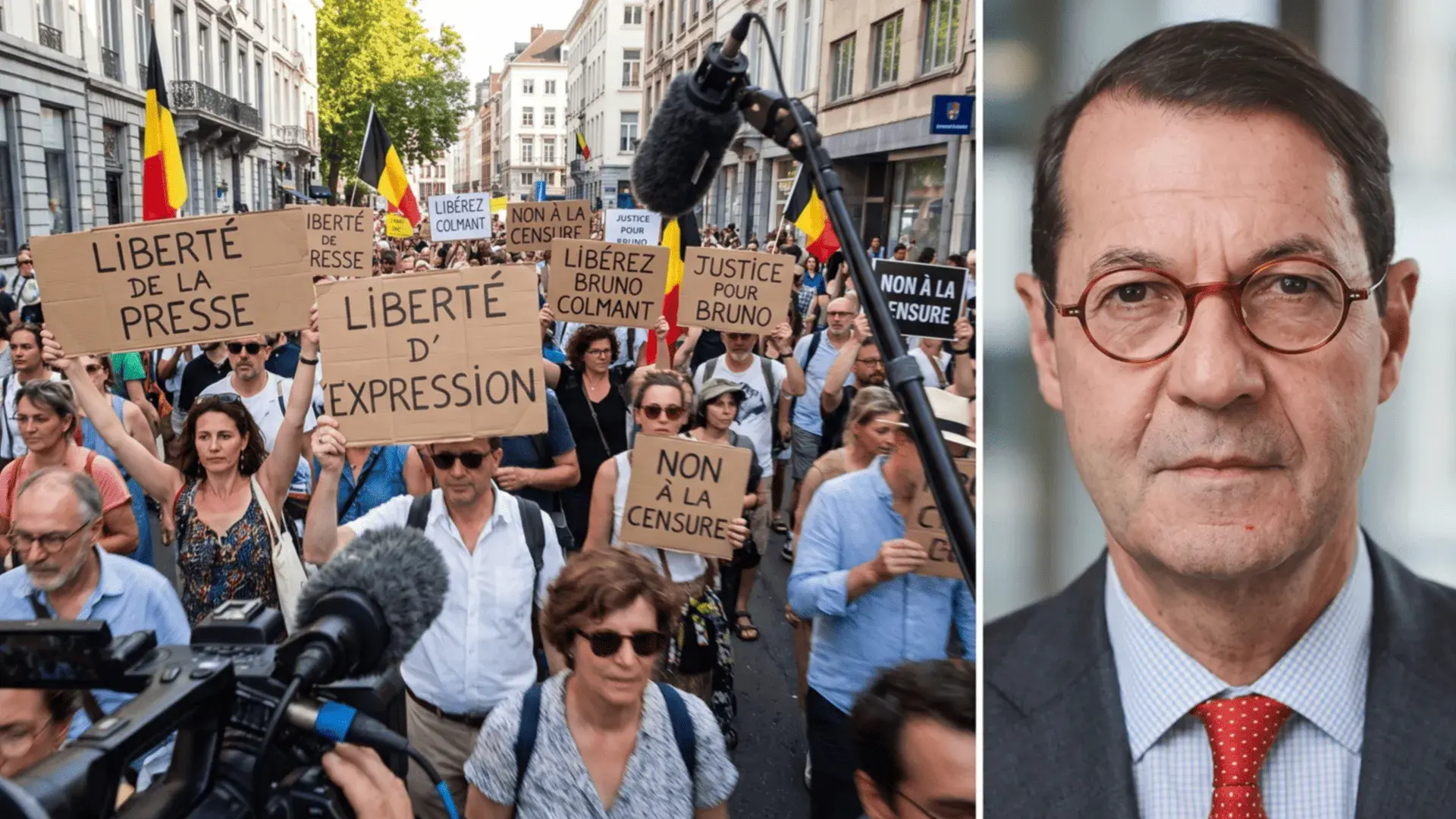 Scènes choquantes sur le plateau de Jeudi en Prime après la fuite du Gouverneur de la Banque nationale et l'arrestation de Bruno Colmant.