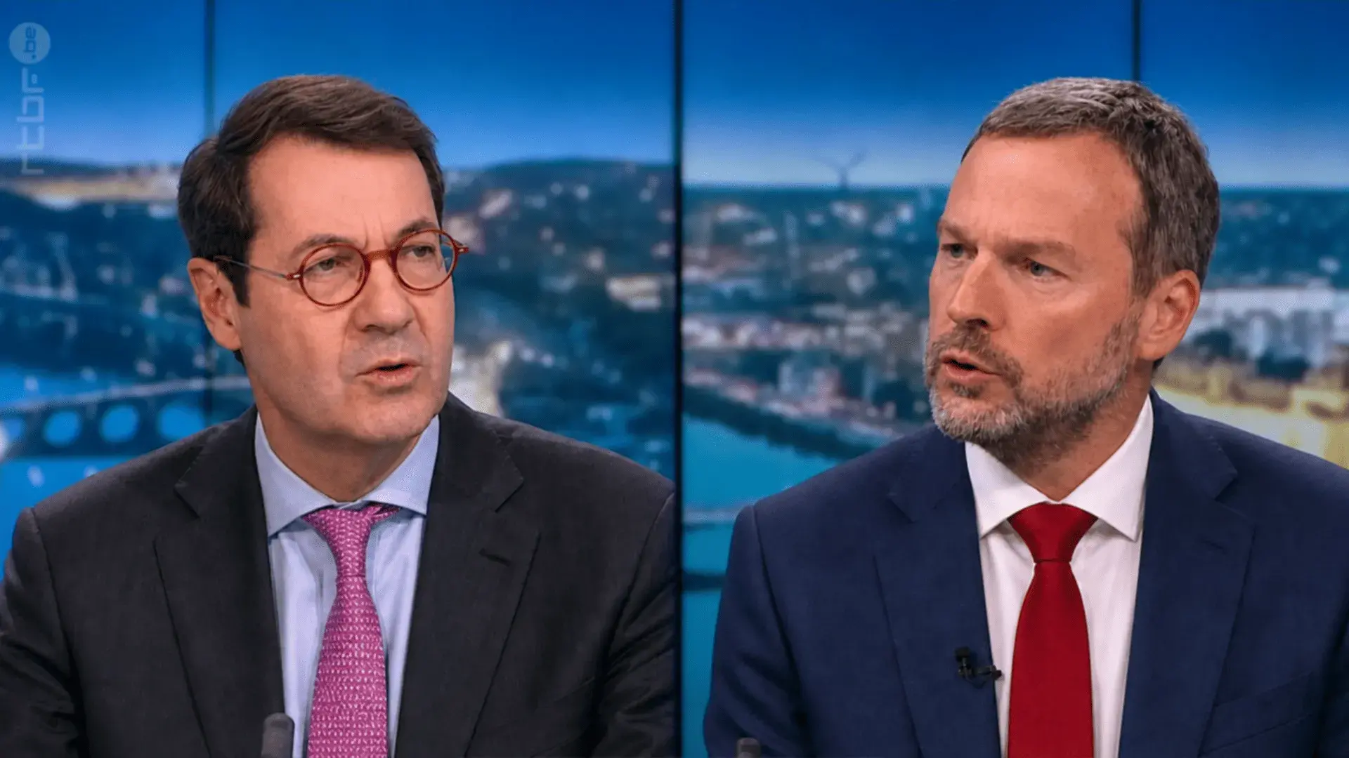 Bruno Colmant et Pierre Wunsch sur le plateau de Jeudi en Prime